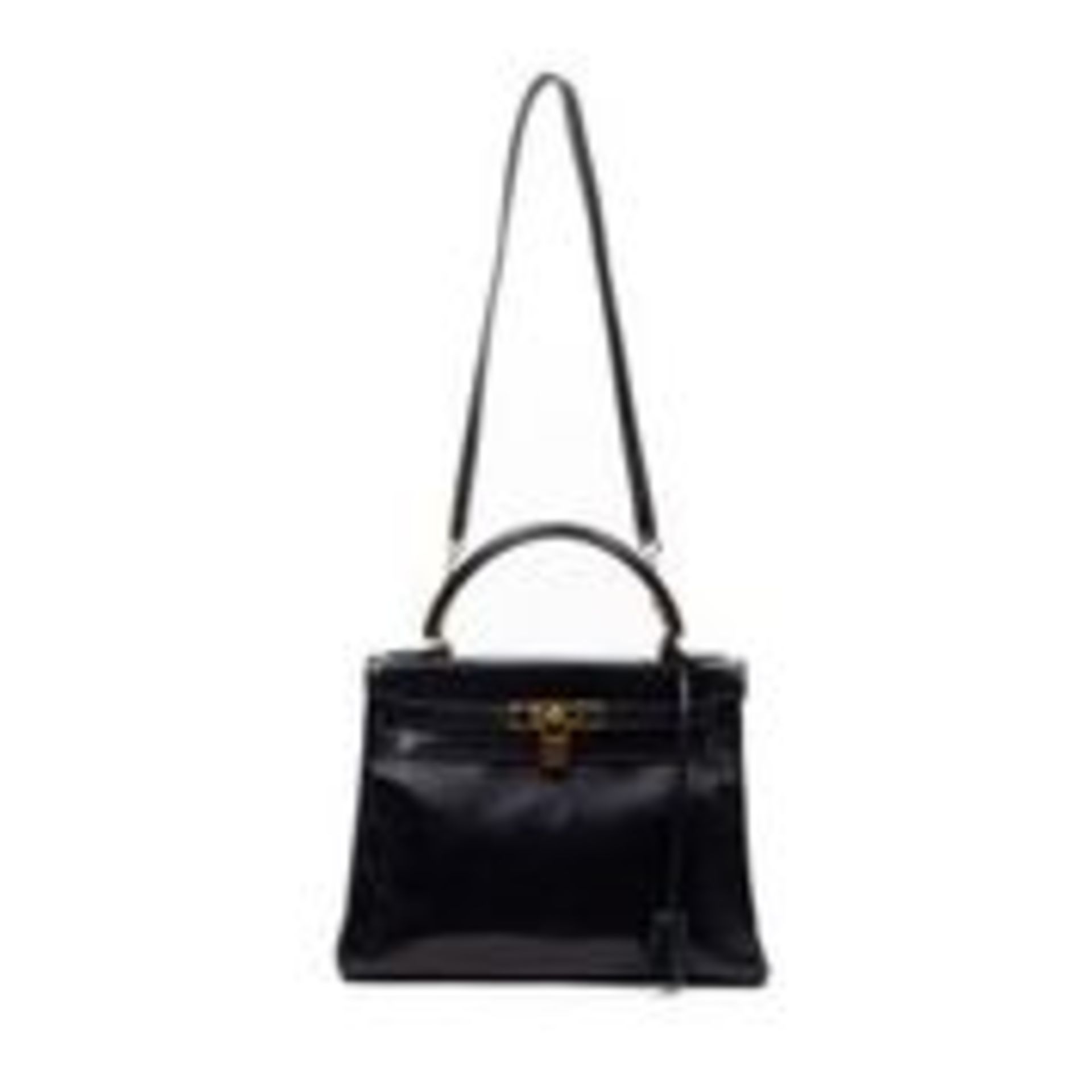 Vintage Hermes Kelly Handbag Navy Blue - EAG5035 - Grade AB - Please Contact Us Directly For - Image 2 of 5