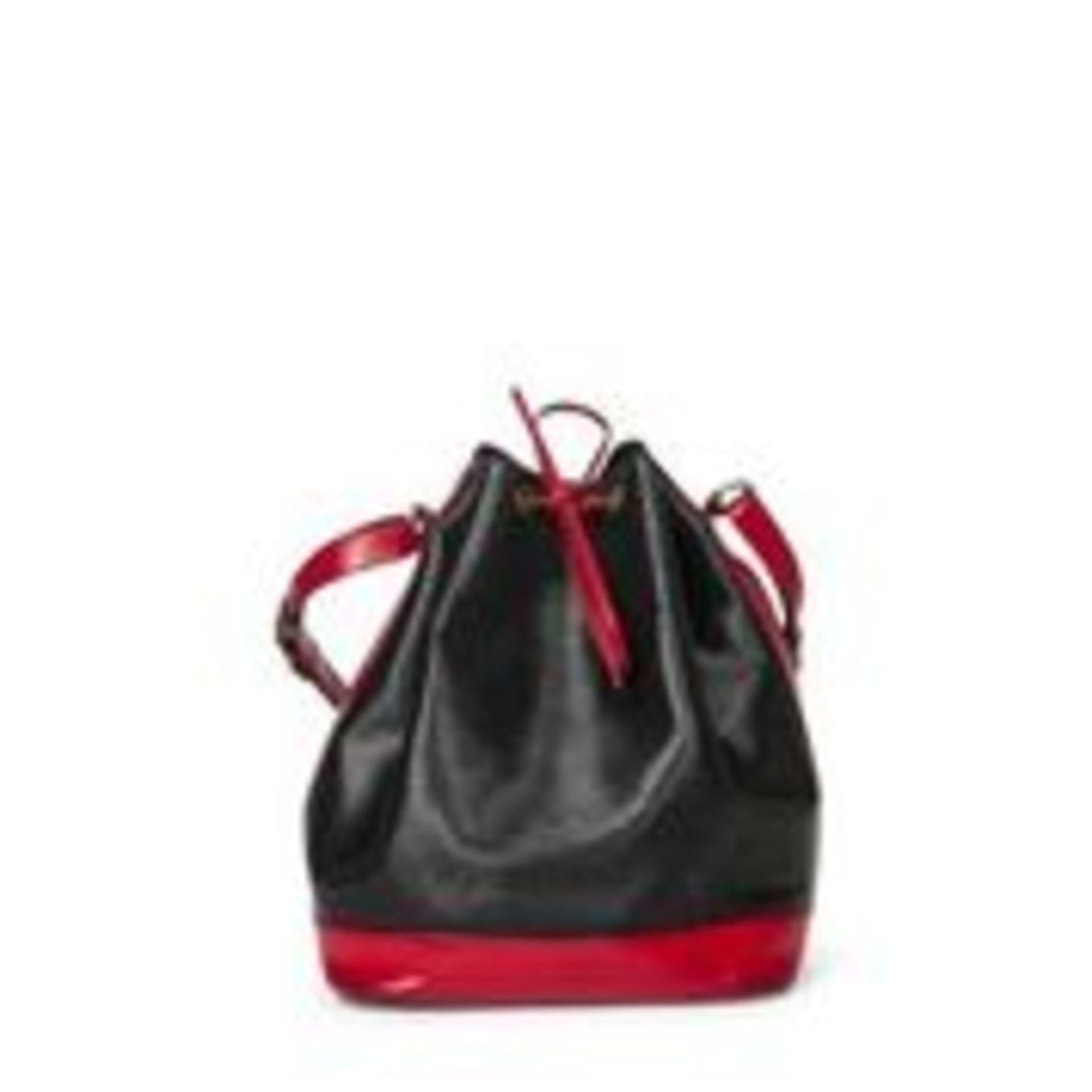 RRP £1,700 Louis Vuitton Noe Bicolor Shoulder Bag Black/Red - AAR4669 - Grade AB - Please Contact Us