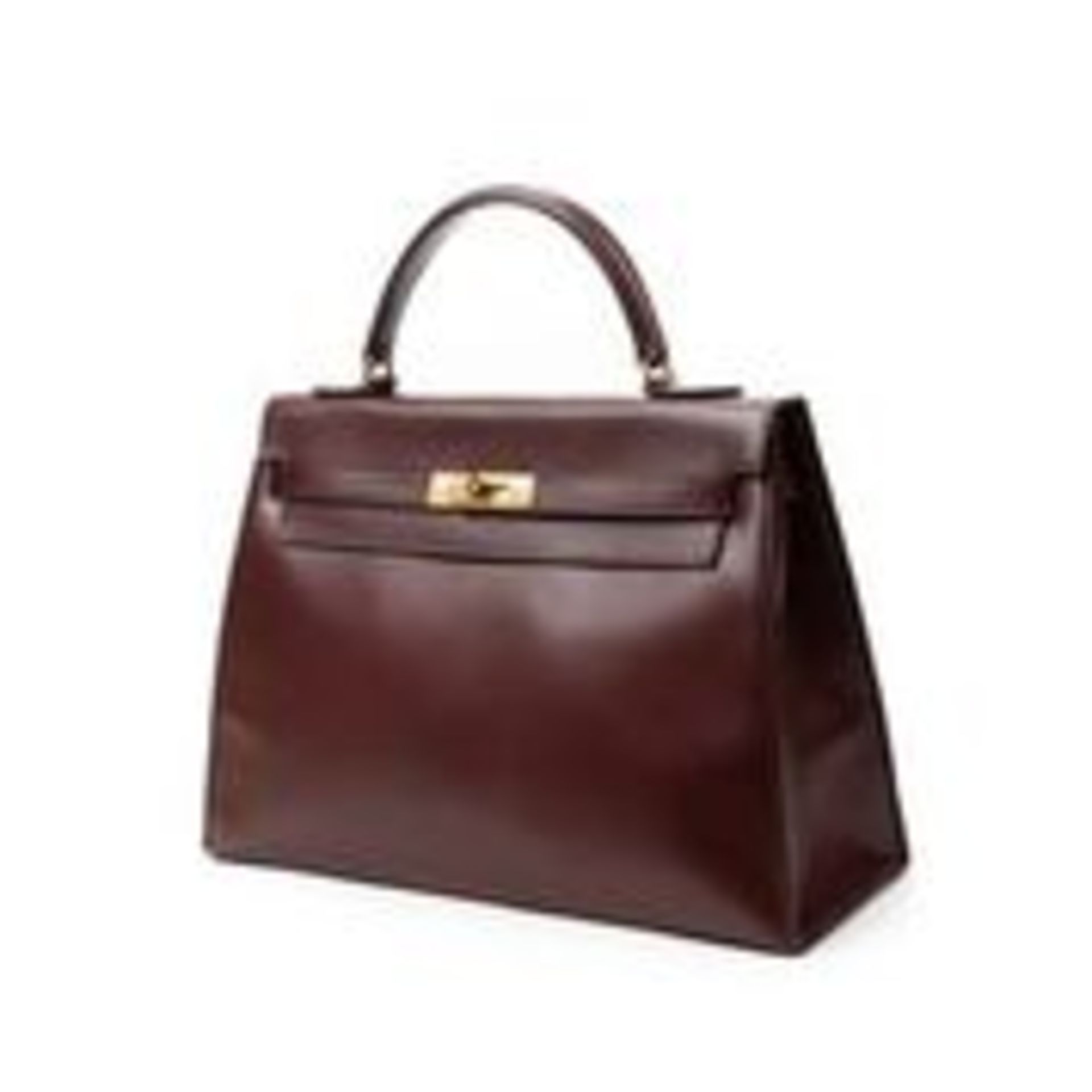 Vintage Hermes Kelly Handbag Wine - EAG5137 - Grade AB - Please Contact Us Directly For Shipping