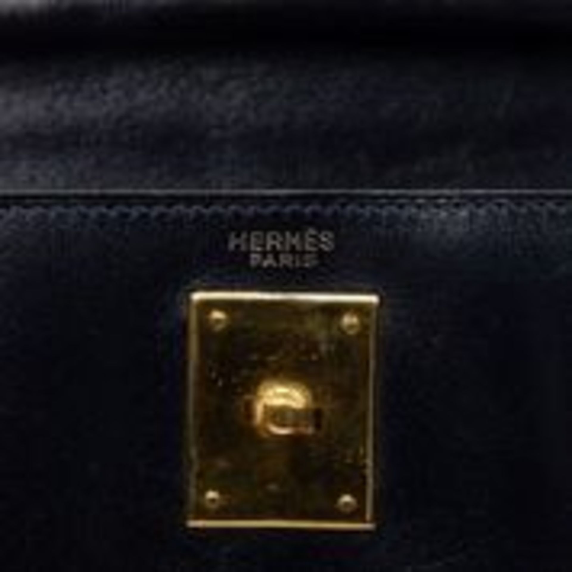 Vintage Hermes Kelly Handbag Navy Blue - EAG5035 - Grade AB - Please Contact Us Directly For - Image 5 of 5