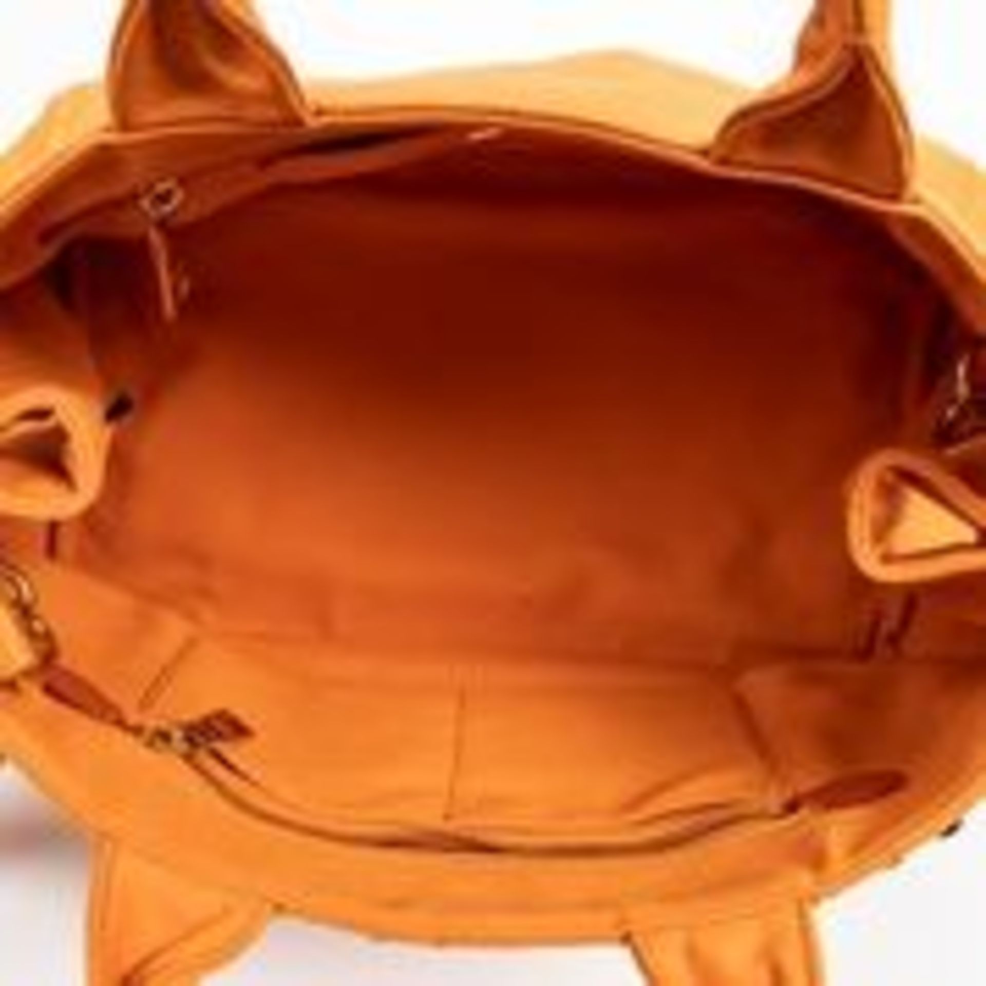 RRP £1,320 Prada Medium Bijoux Canapa Tote Shoulder Bag Papaya - AAR3528 - Grade AA - Please Contact - Image 4 of 4
