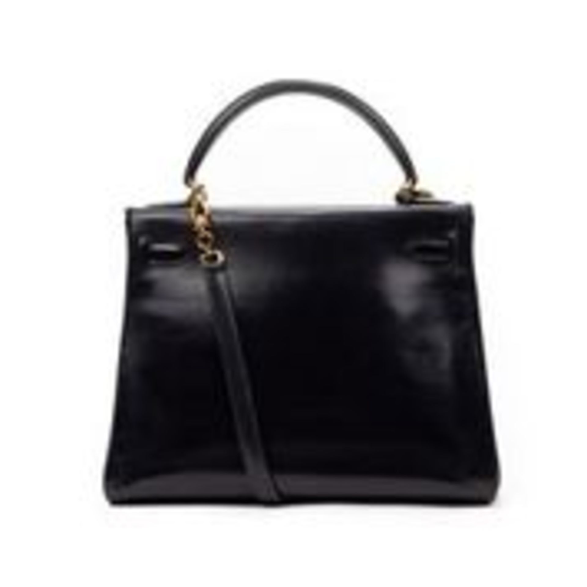Vintage Hermes Kelly Handbag Navy Blue - EAG5035 - Grade AB - Please Contact Us Directly For - Image 3 of 5