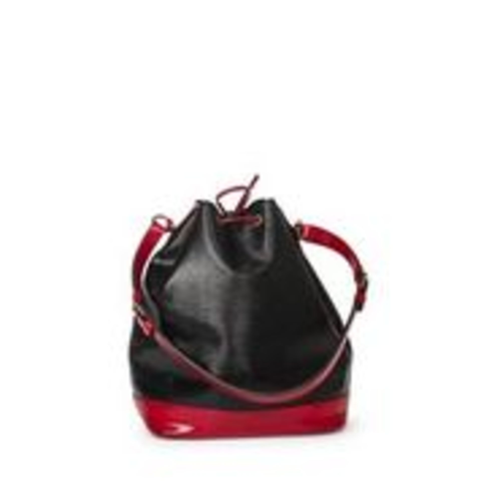 RRP £1,700 Louis Vuitton Noe Bicolor Shoulder Bag Black/Red - AAR4669 - Grade AB - Please Contact Us - Image 2 of 3
