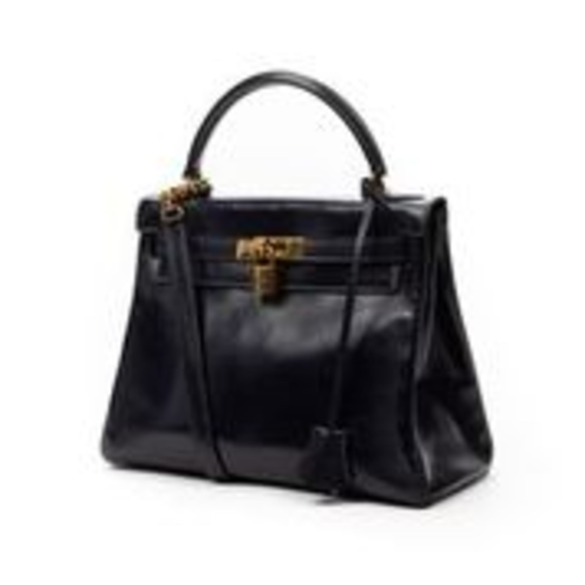 Vintage Hermes Kelly Handbag Navy Blue - EAG5035 - Grade AB - Please Contact Us Directly For