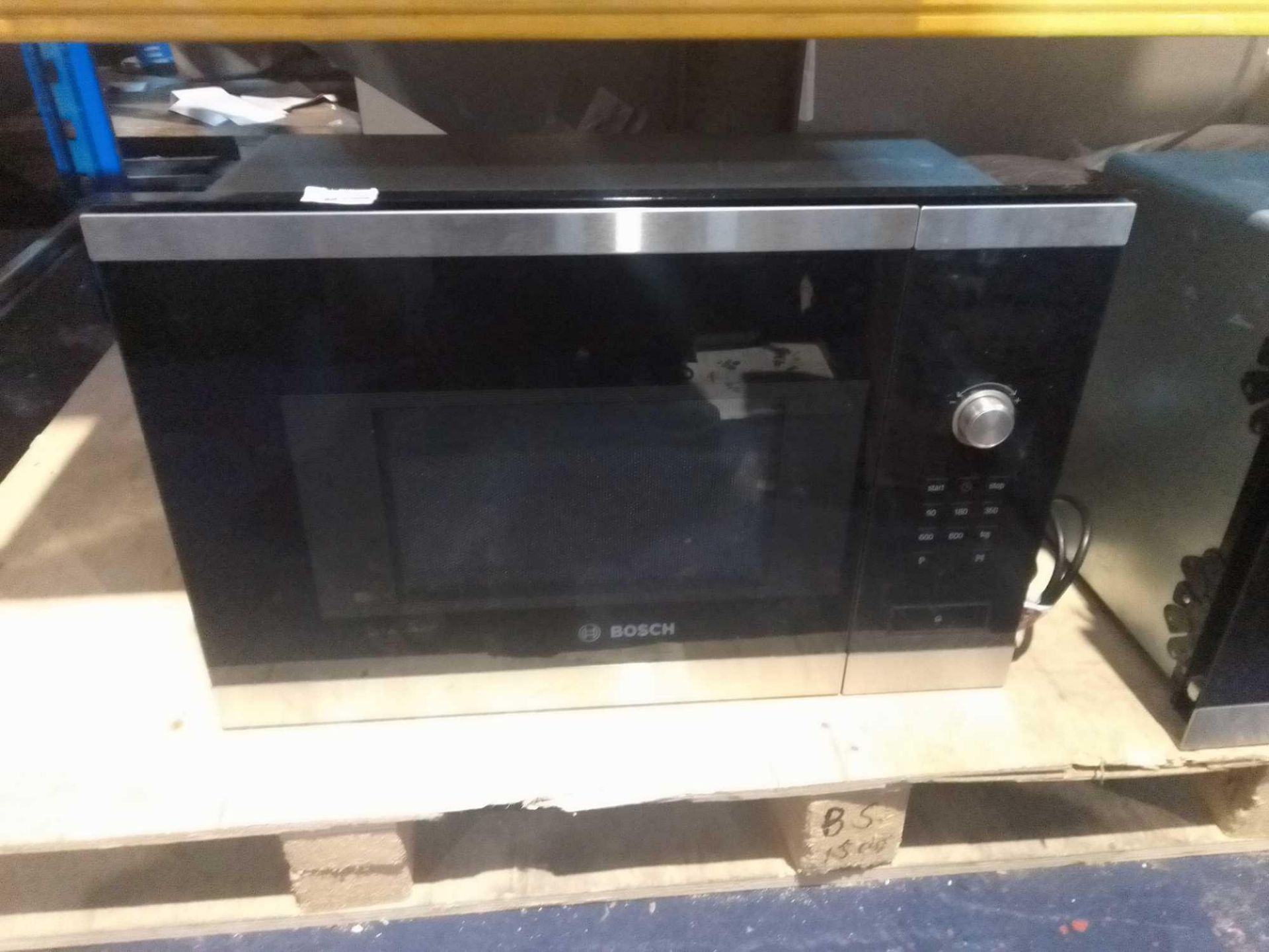 RRP £250 Bosch Hmt75M654B Stainless Steel Black Integrated Microwave (Appraisals Available On