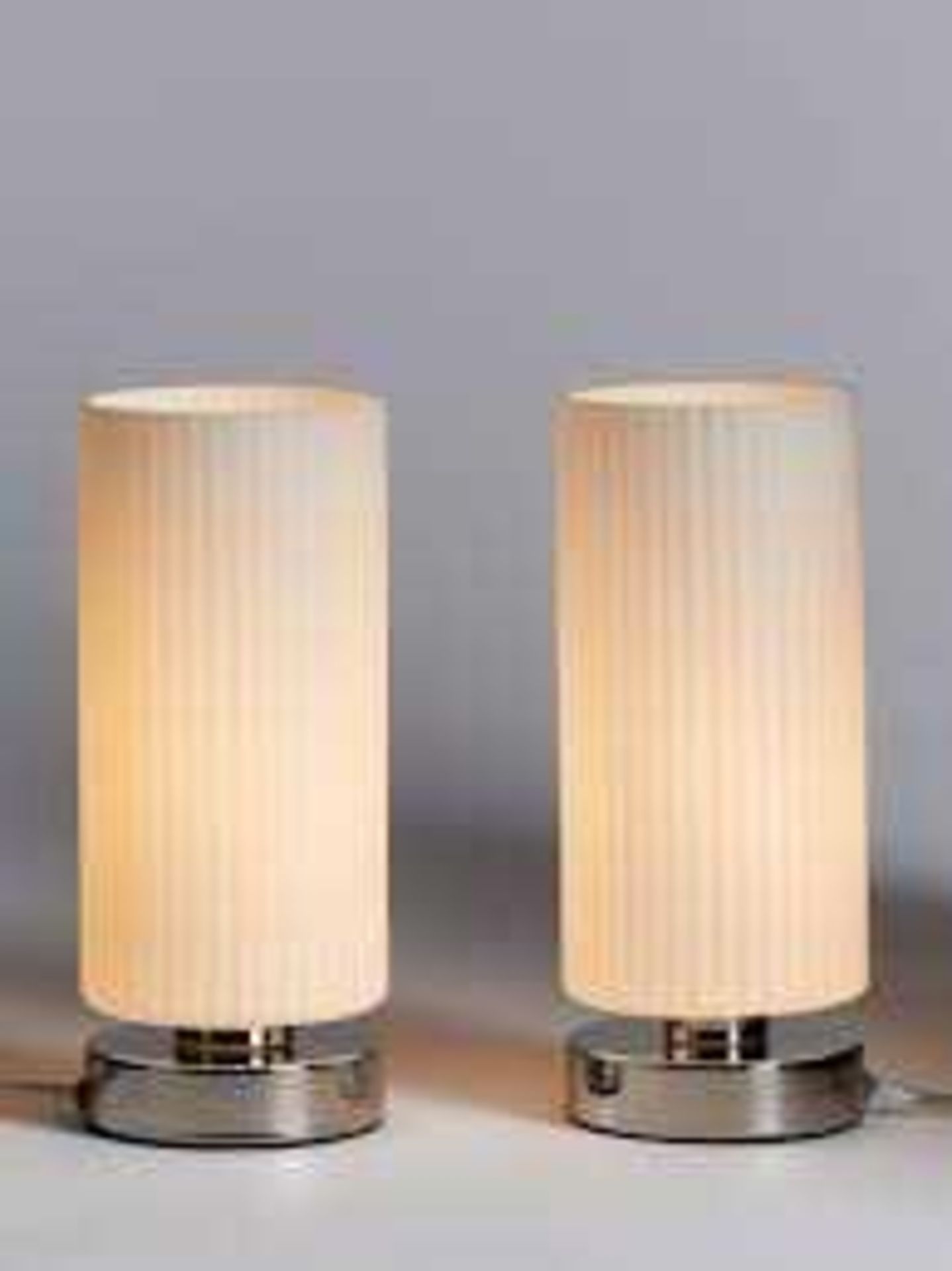 RRP £65 Boxed John Lewis And Partner Ridge Touch Lamp 475038 (Appraisals Available On Request) (