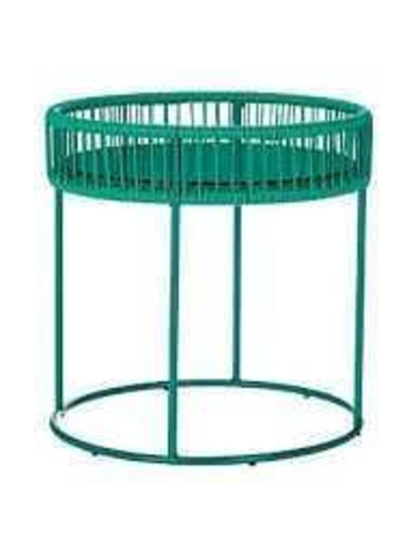 RRP £100 John Lewis And Partner Salsa Rope Outdoor Garden Side Table 3056221 (Appraisals Available