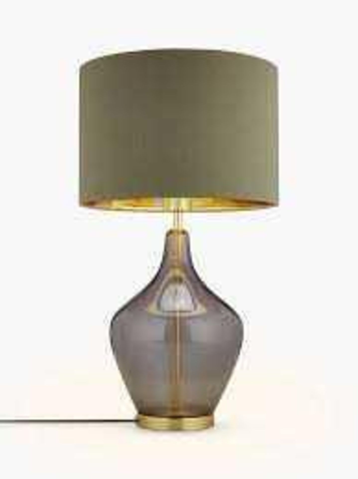 RRP £115 Boxed John Lewis And Partners Ursusla Glass Table Lamp 467222 (Appraisals Available On