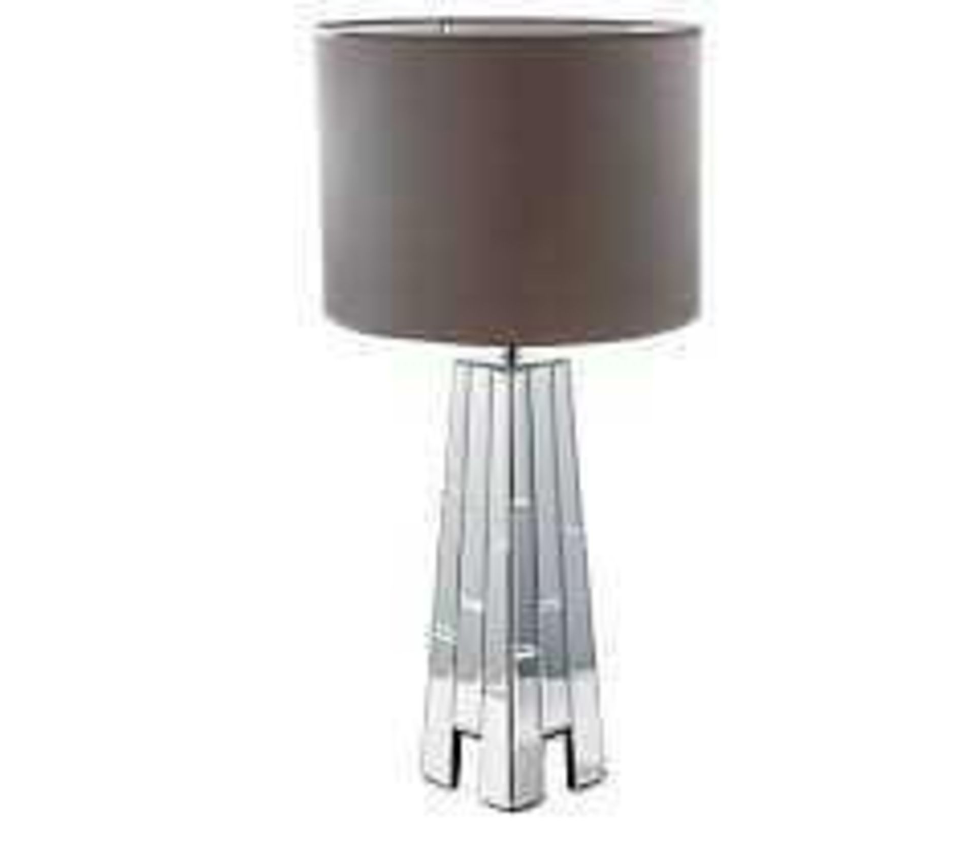 RRP £100 Boxed Julian Mcdonald Rose Gold And Silver Table Lamp (Appraisals Are Available On Request)
