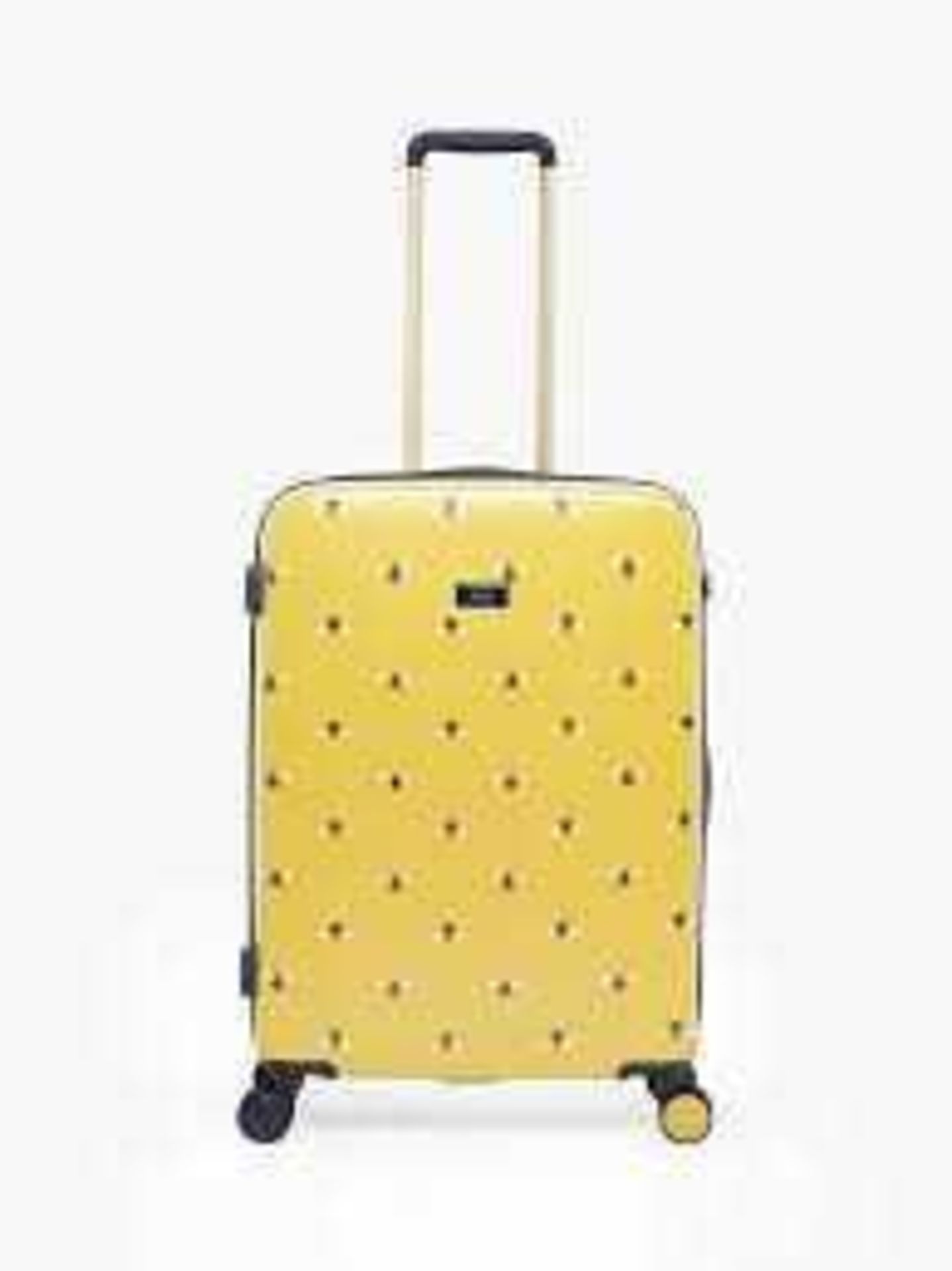 RRP £150 Joules Small Hardshell Bee Prints 360 Wheel Spinner Suitcase 422432 (Appraisals Available