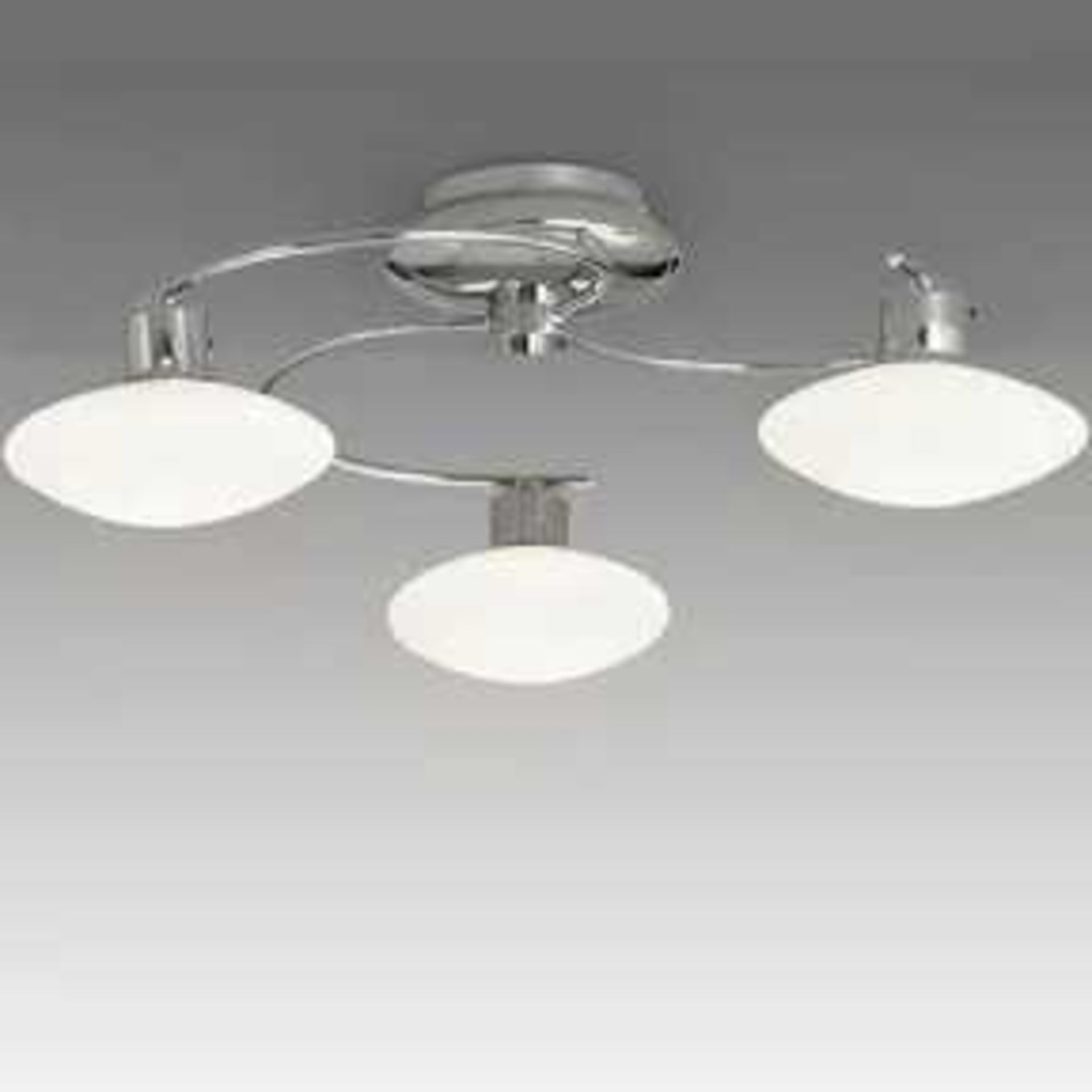 RRP £125 Boxed John Lewis And Partners Tameo 3 Light Semi Flush Ceiling Light 166180 (Appraisals Are