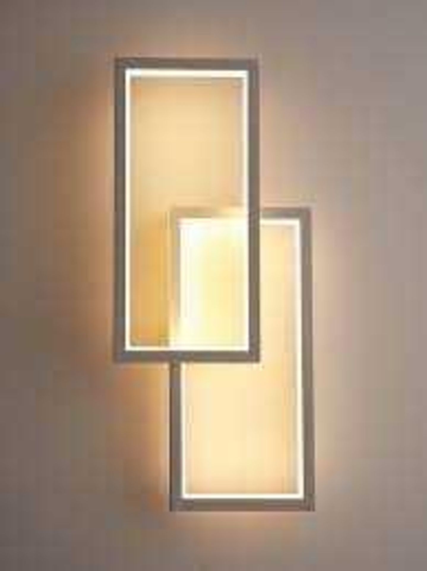 RRP £75 Boxed John Lewis And Partners Angles Led Integrated Wall Light 546250 (Appraisals Are