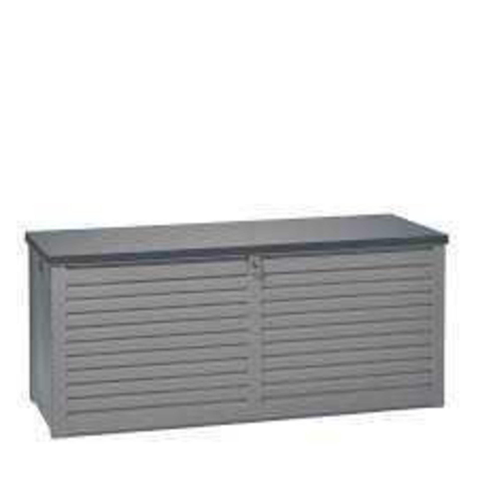 RRP £120 Boxed 490 Litre Grey Plastic Garden Storage Box (Appraisals Are Available On Request) (