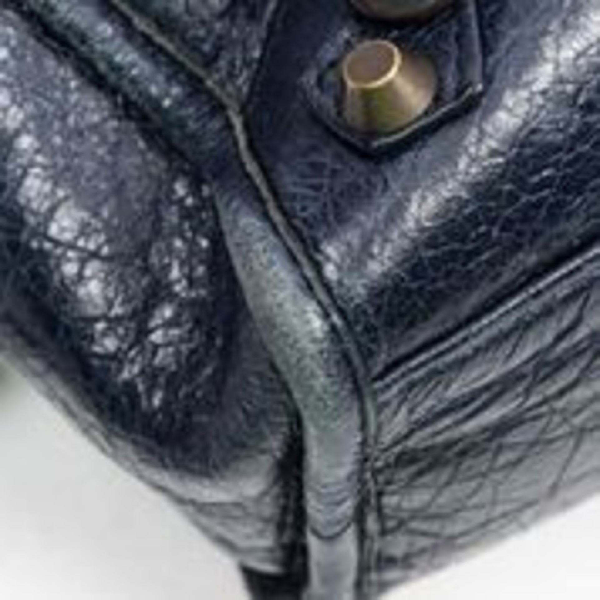 RRP £1,200 Balenciaga Small City Shoulder Bag Dark Blue - AAQ1226 - Grade A - Please Contact Us - Image 4 of 4