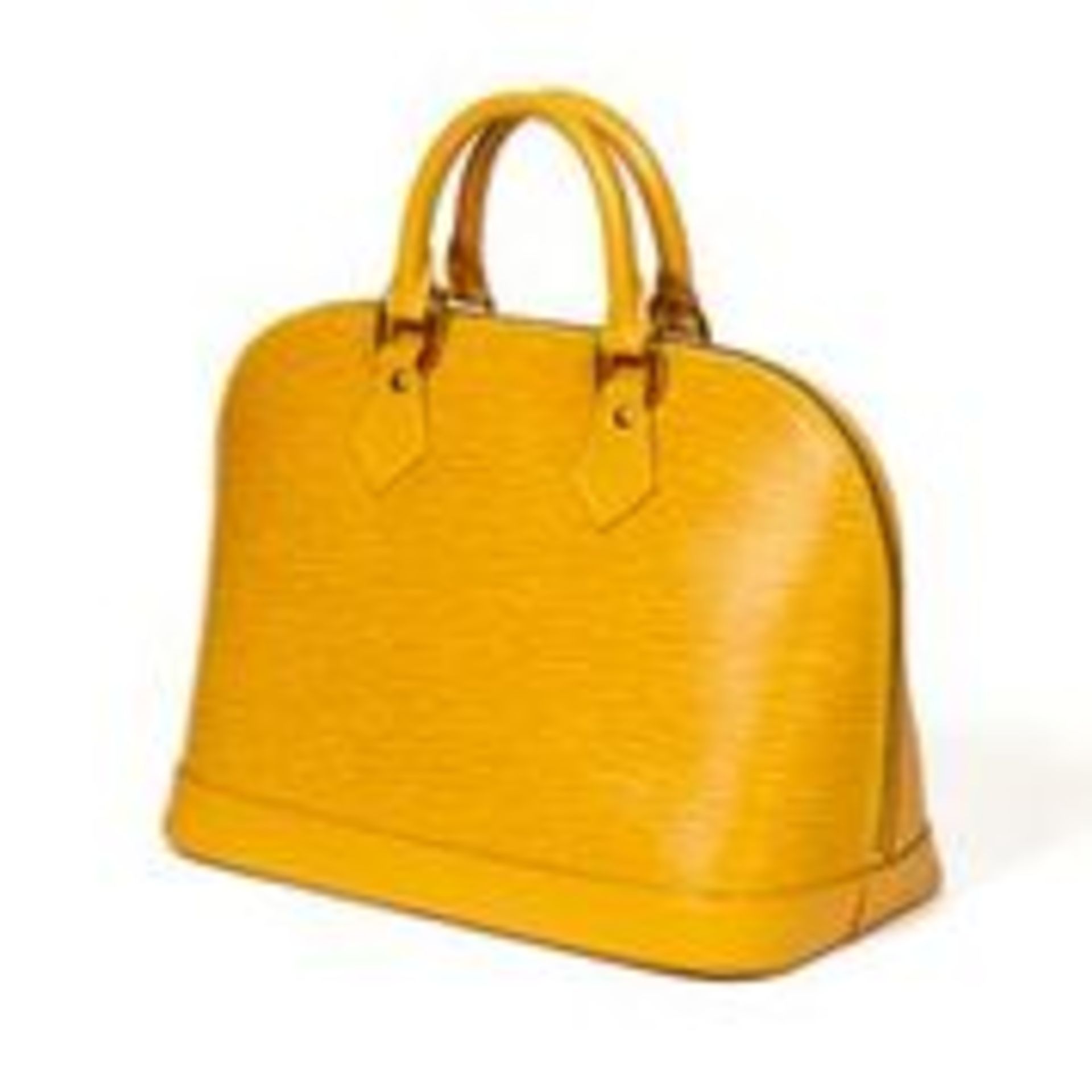 RRP £1,550 Louis Vuitton Alma Handbag Yellow - AAR4541 - Grade AA - Please Contact Us Directly For - Image 2 of 3