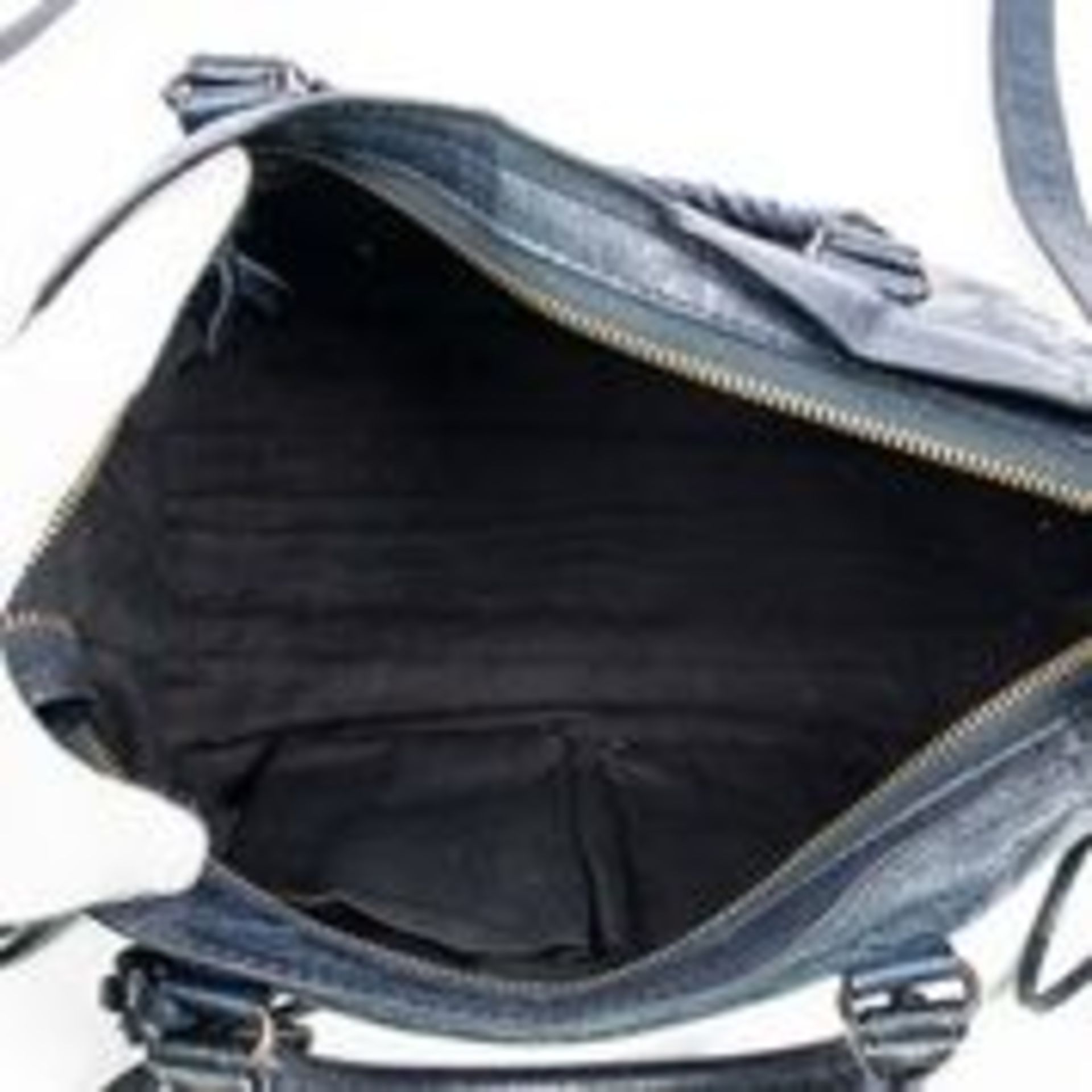 RRP £1,200 Balenciaga Small City Shoulder Bag Dark Blue - AAQ1226 - Grade A - Please Contact Us - Image 3 of 4