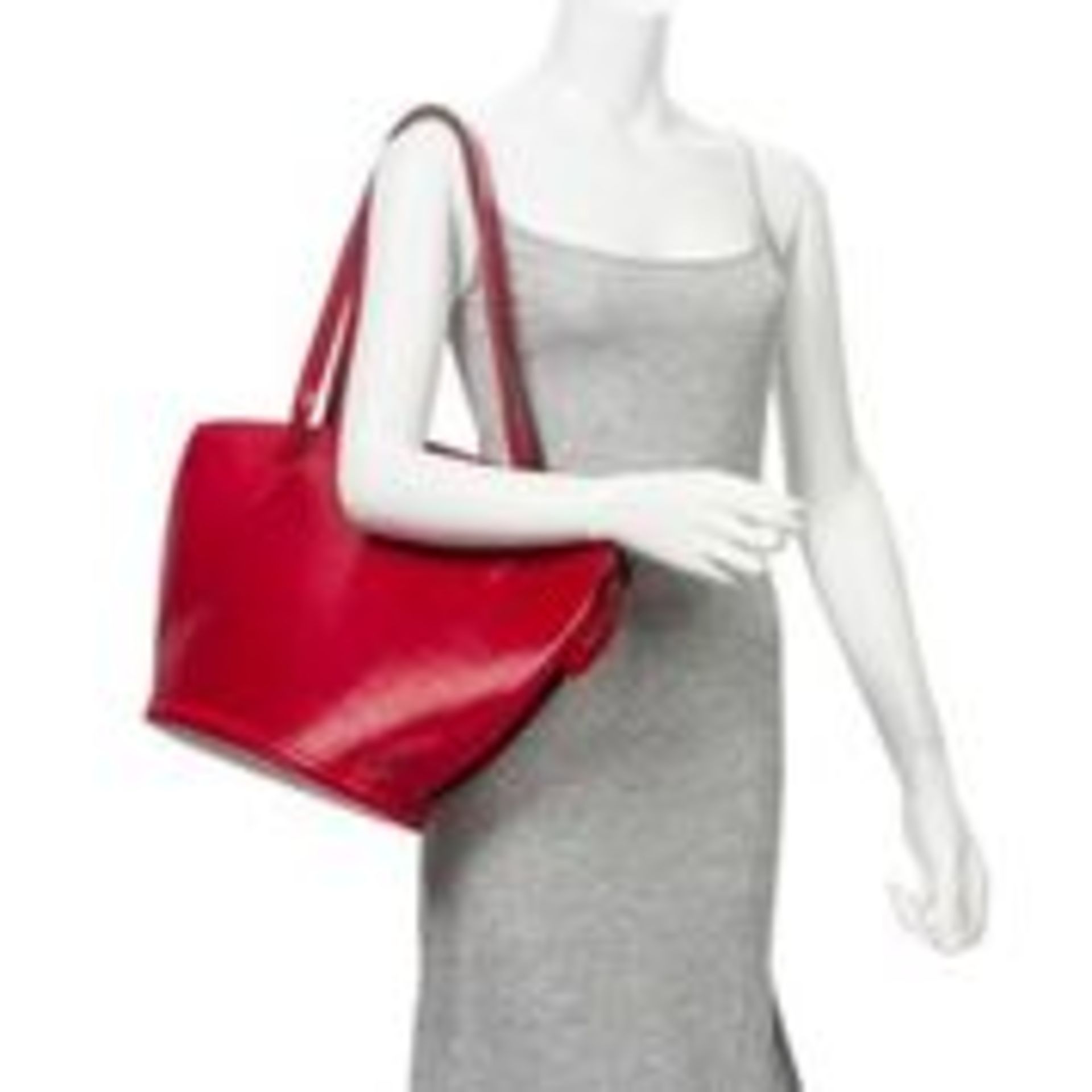 RRP £1,330 Louis Vuitton St-Jacques Shopping Shoulder Bag Red - AAR4535 - Grade AA - Please - Image 2 of 2