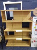 RRP £480 Unboxed 4 Tier Shelf Book Case With Gold Trimmings (In Need Of Attention) (Appraisals