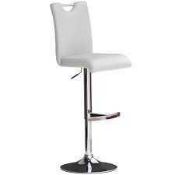 RRP £175 Boxed Mc Furniture Bardo Gas Lift Swivel Bar Stool (Appraisals Are Available On Request) (