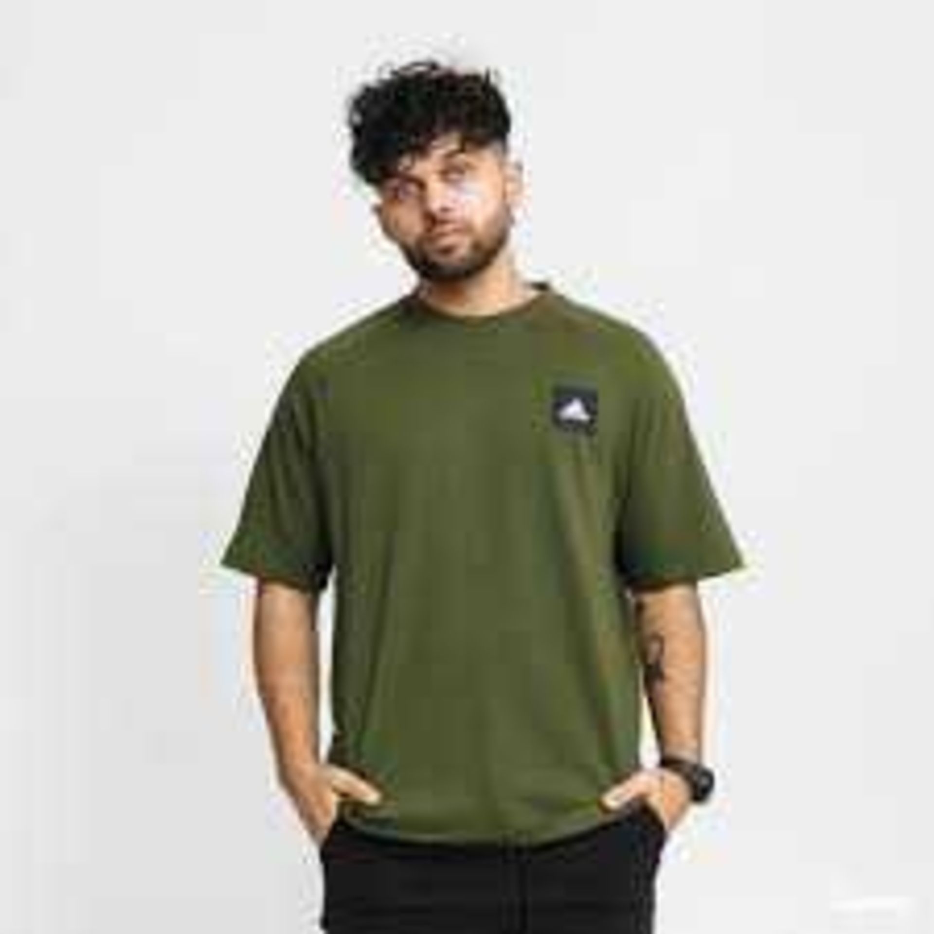 RRP £50 Adidas Size 2Xl Khaki Green T-Shirt (210609) (Appraisal Are Available On Request) (