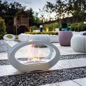 RRP £128 Boxed Eco Bio-Ethanol Mini Fire Place (Appraisals Are Available On Request) (Pictures For