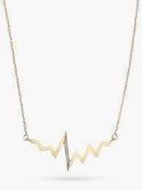 RRP £290 Ladies Single Flow Gold Necklace (2.143) (Appraisal Are Available On Request) (Pictures For