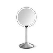 RRP £130 Boxed Simple Human Magnification Portabele Sensor Mirror (427238) (Appraisals Are Available