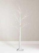 RRP £90 Boxed John Lewis And Partners 1.8M Prelit Frosted Birch Tree (51684) (Appraisals Are