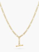 RRP £305 Leah Alexandra Albert Bar Figaro Chain (735720) (Appraisal Are Available On Request) (