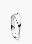RRP £625 Boxed George Jenson Silver Bangle Mobius 206 Silver Bangle (587967) (Appraisal Are