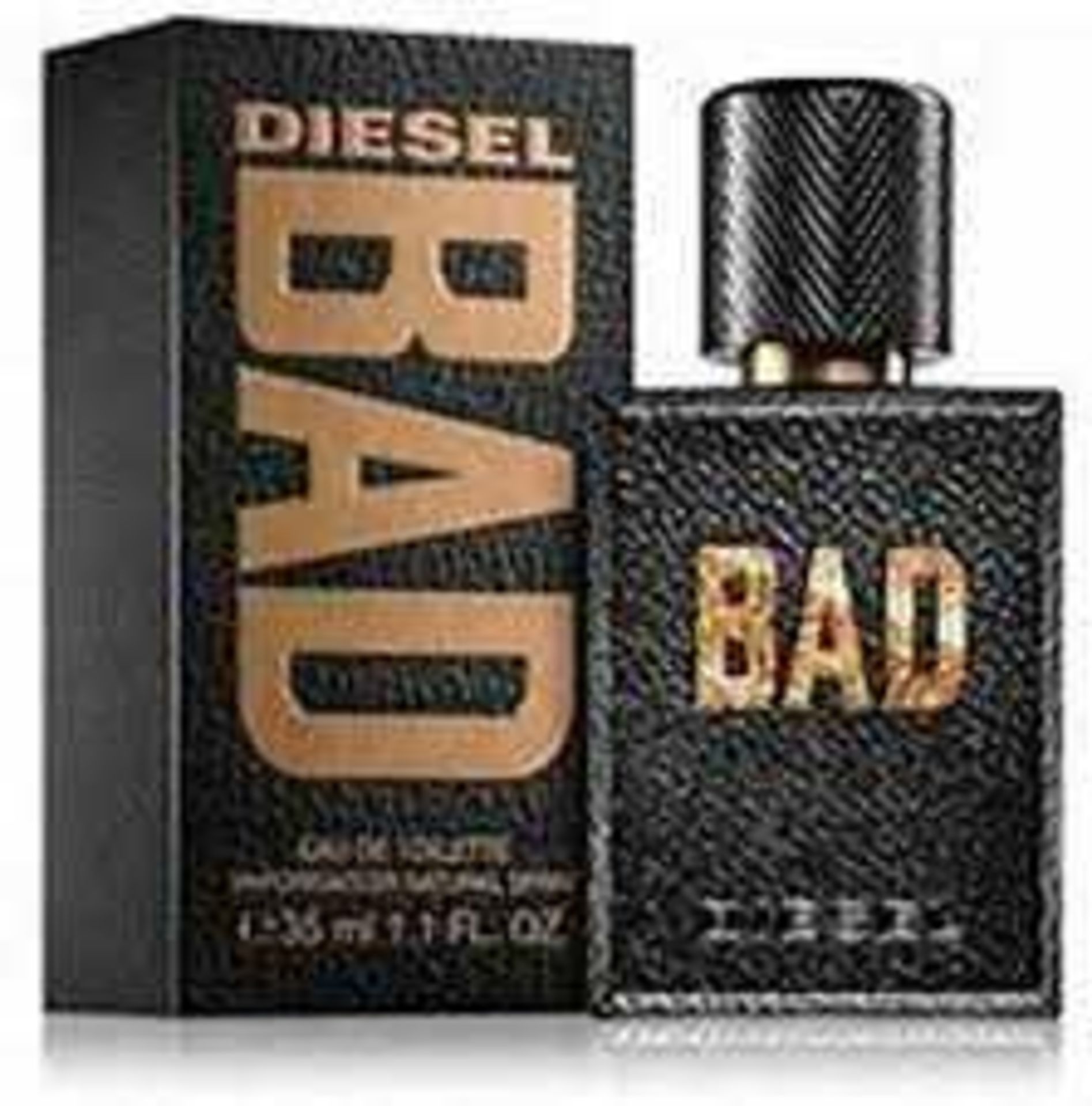 RRP £50 Boxed 50Ml Bottle Of Diesel Bad Eau De Perfume (210609) (Appraisals Are Available On