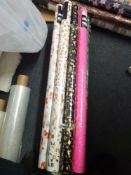 RRP £60 Lot To Contain 12 Rolls Of Gift Wrap In Assorted Colours And Patterns (2.145)(Appraisal