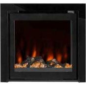 RRP £300 Boxed Gaitealia Aurora Inset Fireplace (Appraisals Are Available On Request) (Pictures