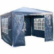 RRP £70 Boxed 3X3 Party Tent In Blue (Appraisals Are Available On Request) (Pictures For