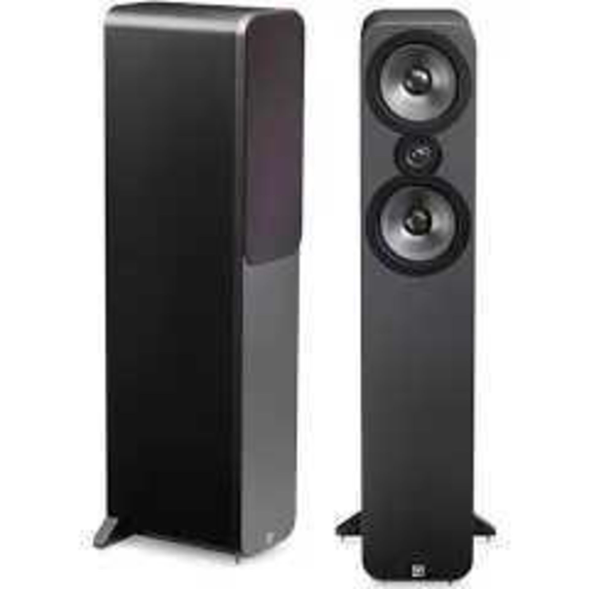 RRP £1500 Boxed Pair Of Que Acoustic 3050 Floor Standing Speaker (314073 ) (Appraisals Are Available