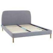 RRP £280 Lot To Contain Bagged Simba Hybrid Upholstered Bed Frame In Grey Fabric Double (3062371)(