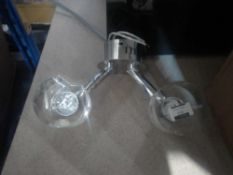 RRP £120 Lauren Led 2 Light Wall Light (4976496 ) (Appraisals Are Available On Request) (Pictures