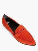 RRP £60 Lot To Contain Boxed John Lewis And Partners Ginny Size 5 Orange Ladies Shoes (43.188) (