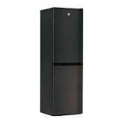 RRP £220 Boxed Hoover Black Free Standing Fridge Freezer In Need Of Attention(117119) (Appraisal Are