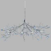 RRP £220 Boxed Search Light Wisteria Maple Leaf Pendant Ceiling Light (Appraisals Are Available On