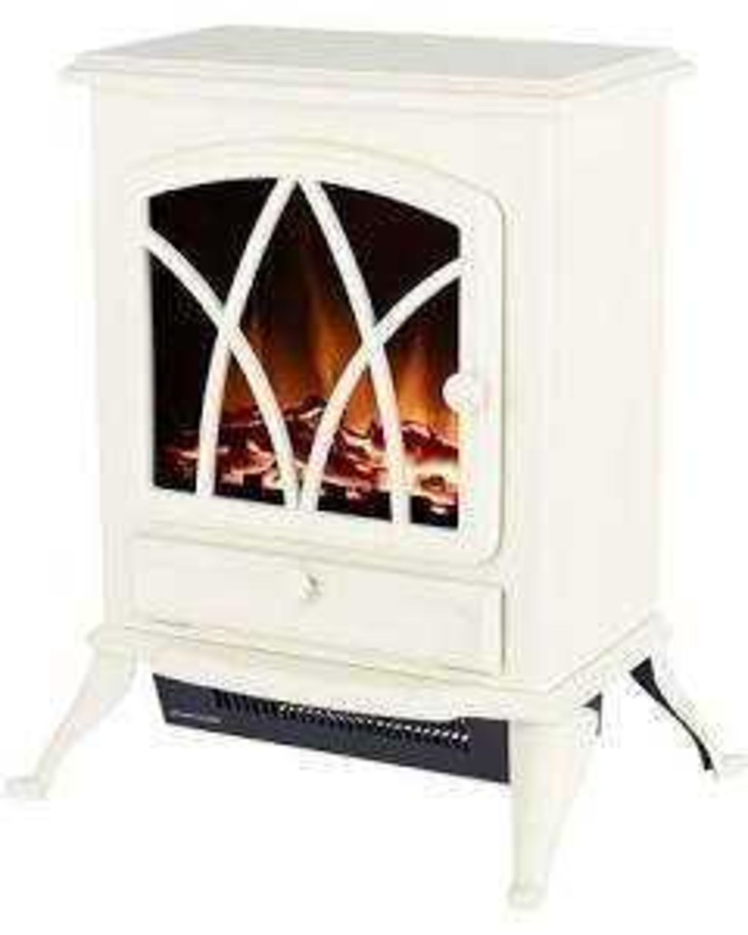 RRP £140 Boxed Warm Light Sterling 2000 Watch Cream Electric Stove Heater (Appraisals Are