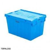 RRP £150 Lot To Contain 10 Blue Tote Boxes