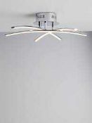 RRP £95 Boxed John Lewis And Partners Trinity Integrated Led Ceiling Light (655514) (Appraisals