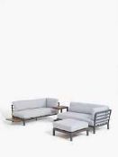 RRP £1000 Platform Modular Garden Corner Sofa With Coffee Table (Appraisals Available On Request) (