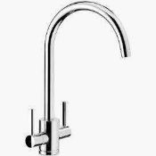 RRP £260 Boxed Urbana Brushed Brass Mixer Tap (622697) (Appraisals Available On Request) (Pictures