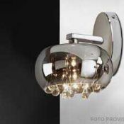RRP £125 Boxed Schuller Crystal Wall Light (Appraisals Available On Request) (Pictures For