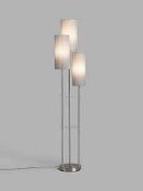 RRP £150 Boxed John Lewis And Partners Cruster Shelf 3 Light Floor Lamp (No Tag Id) (Appraisals