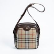 RRP £480 Burberry's Oval Messenger Shoulder Bag In Brown/Beige AAR8121 (Bags Are Not On Site, Please
