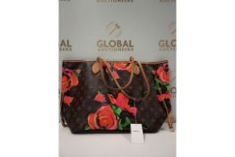 RRP £3000 Louis Vuitton Limited Edition Monogram Roses Shoulder Bag Aan8745, Grade Ab (Appraisals