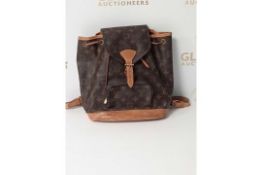 RRP £3500 Louis Vuitton Montsouris Coated Canvas Monogram Aam4593 Condition - Grade B (Appraisals